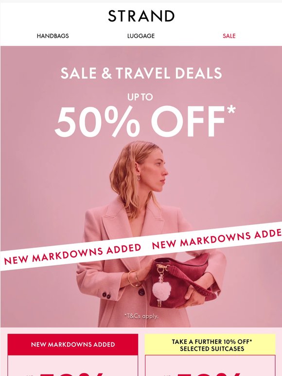 New Markdowns Added! Shop up to 50% off* Sale & Travel Deals