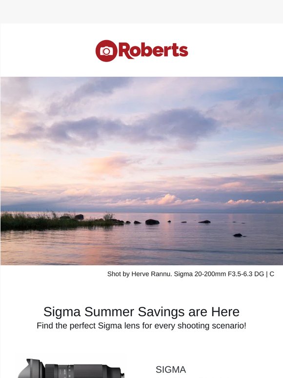 Shop Sigma Summer Savings!