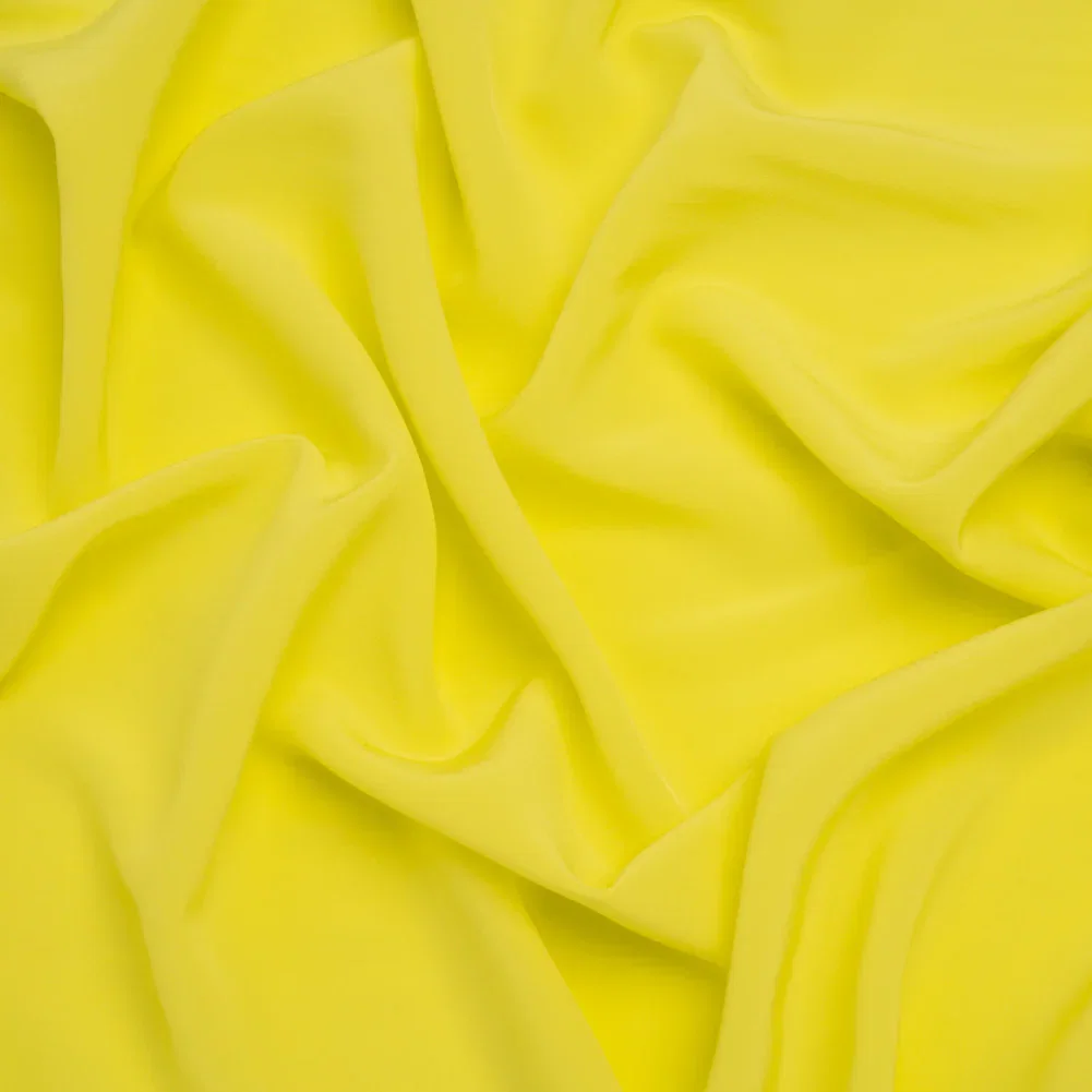 Image of Viscose Crepe de Chine - Chartreuse - Famous Australian Designer Deadstock