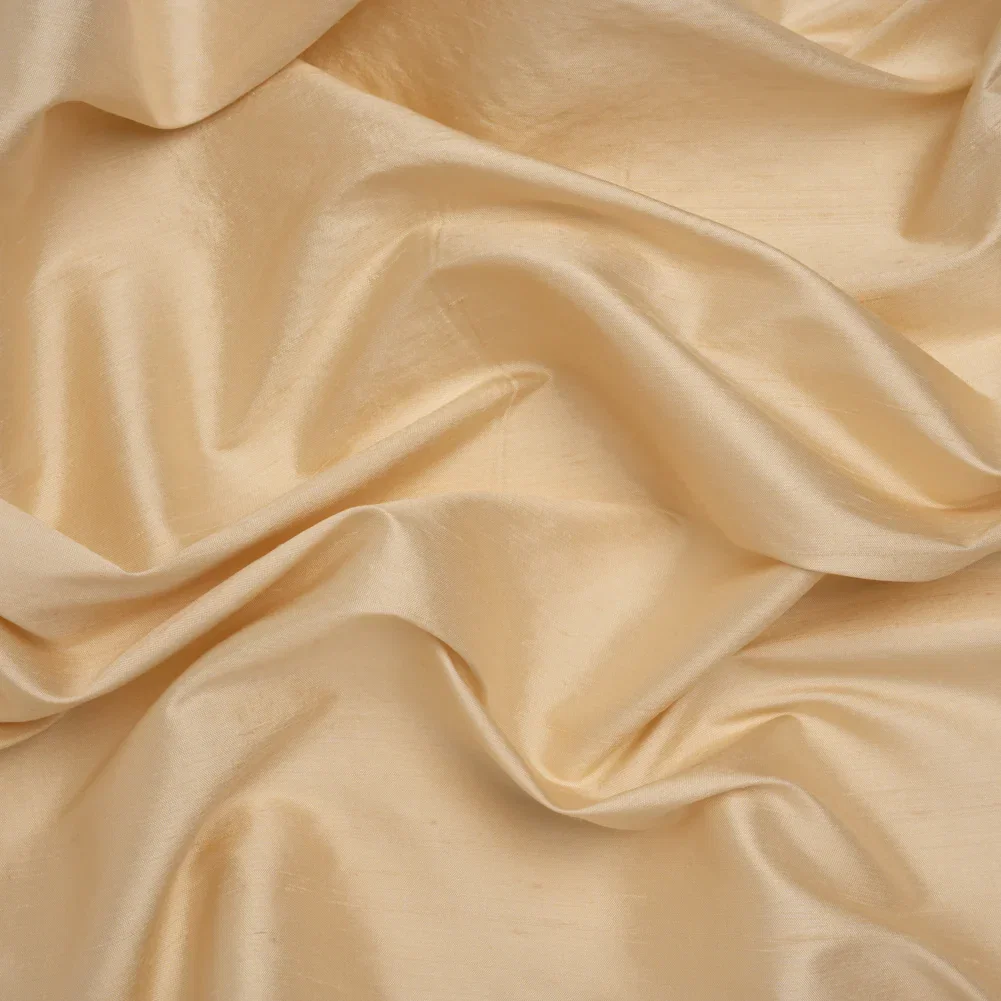 Image of Raw Silk Woven - Macadamia - Famous Australian Designer Deadstock