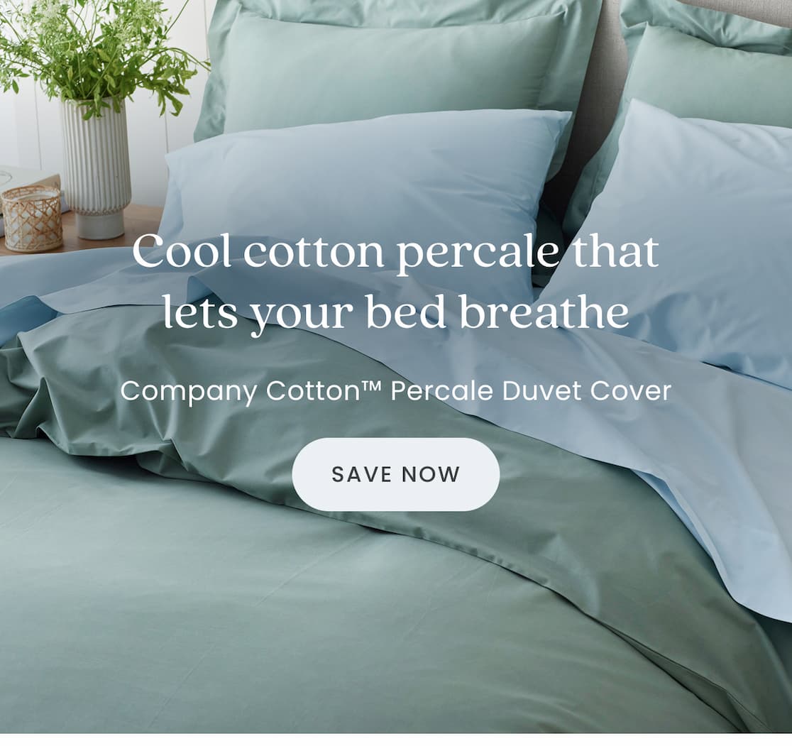 CC Cool Cotton Percale Duvet Cover
