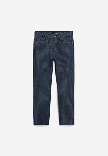 HERRINGBONE TAPERED JEANS