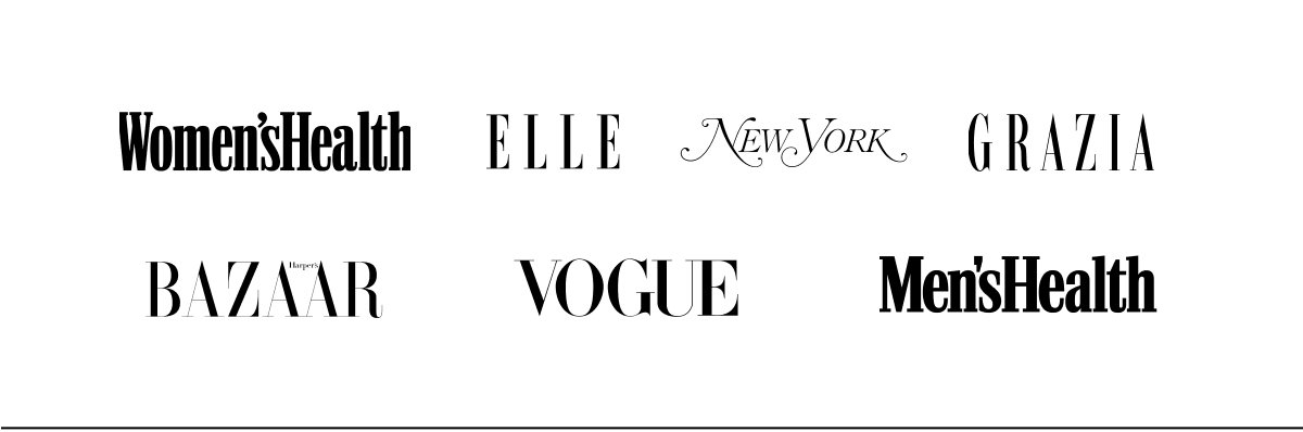 Women's Health, Elle, New York, Grazia