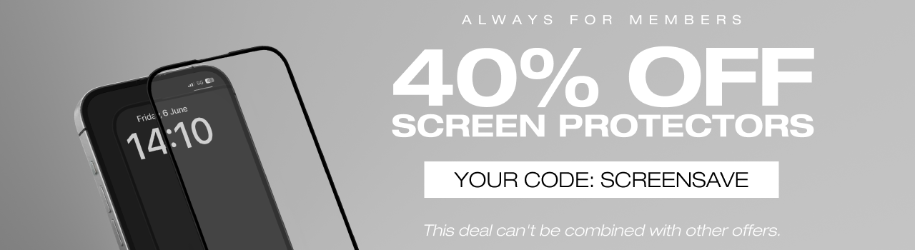 40% off screen protectors