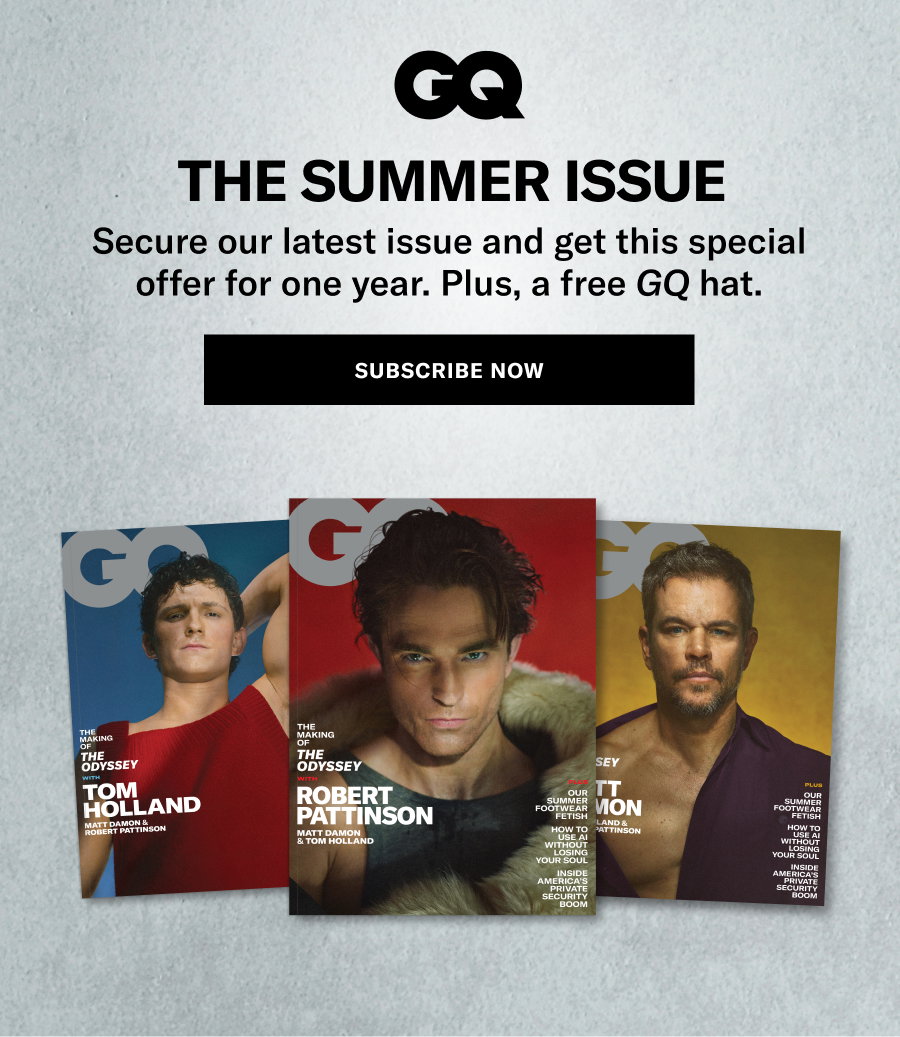 GQ | The Summer Issue | Secure our latest issue and get this special offer for one year. Plus, a free GQ hat. | Subscribe now.