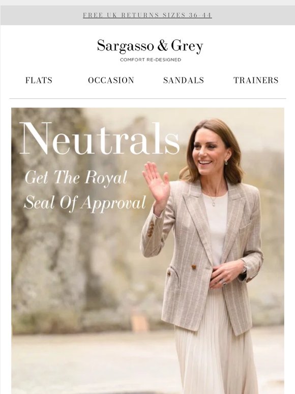 Neutrals Get the Royal Seal of Approval.