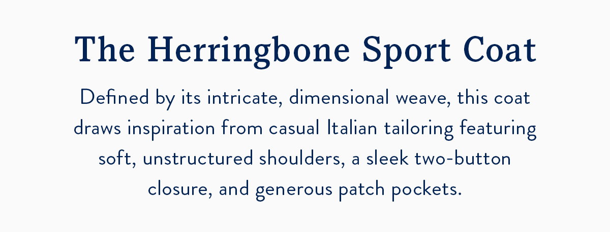 Herringbone Sport Coat
