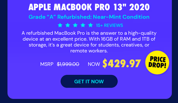 Apple MacBook Pro (2020) 13