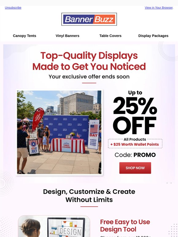 Up to 25% OFF Custom Signs That Are Making Headlines 🛒