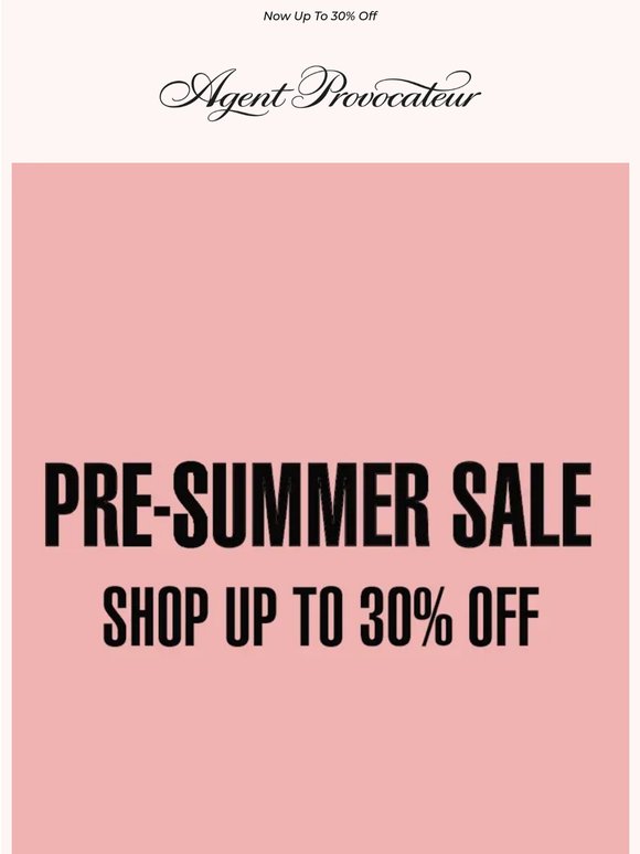 Pre-Summer Sale | Selling Fast