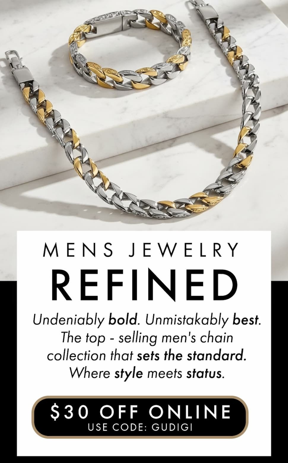 Mens Jewelry Refined
