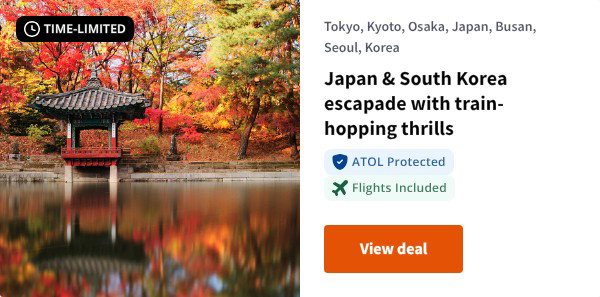 Japan & South Korea escapade with train-hopping thrills