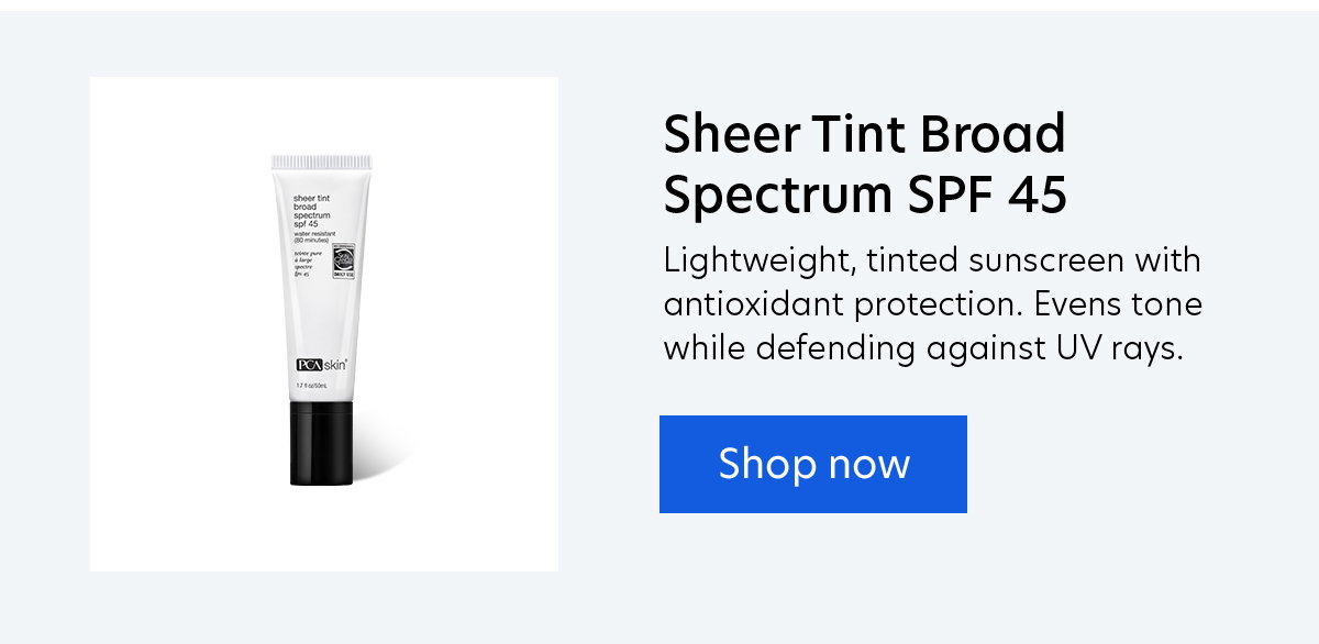 Sheer Tint Broad Spectrum SPF 45