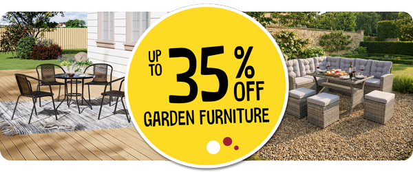 Up to 35% off garden furniture
