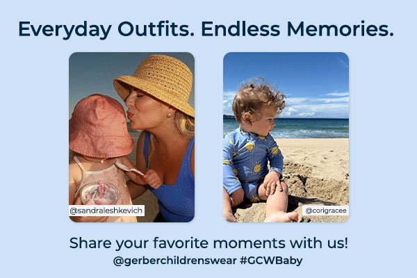 everyday outfits. endless memories - snap and share using #gcwbaby