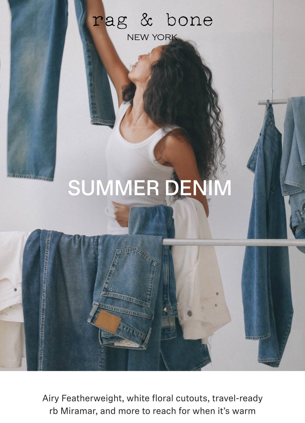 Airy Featherweight, white floral cutouts, travel-ready rb Miramar, and more to reach for when it’s warm 