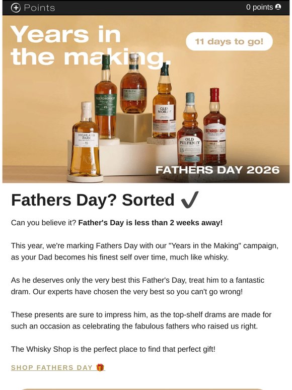 Fathers Day? Sorted ✔️