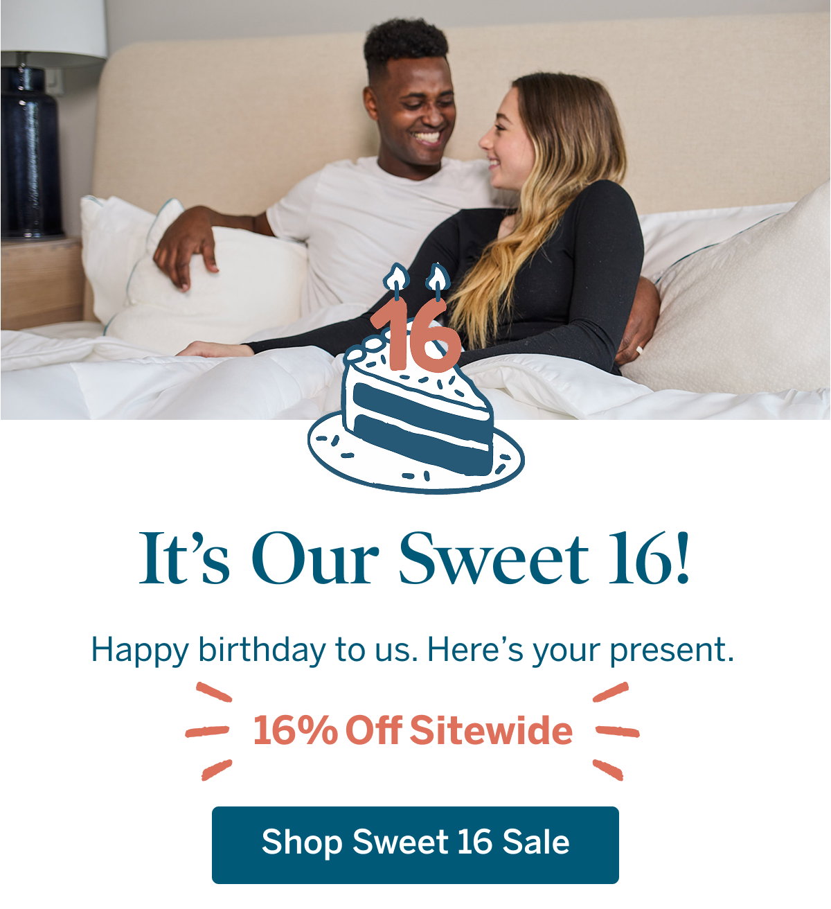 Sweet 16 Sale - 16% off sitewide