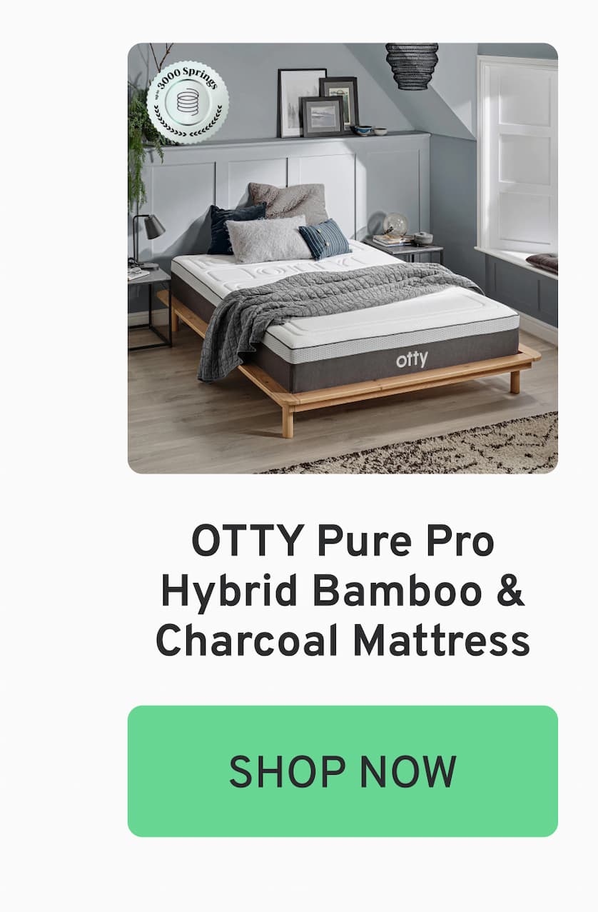 OTTY Pure Pro Hybrid Bamboo & Charcoal Mattress