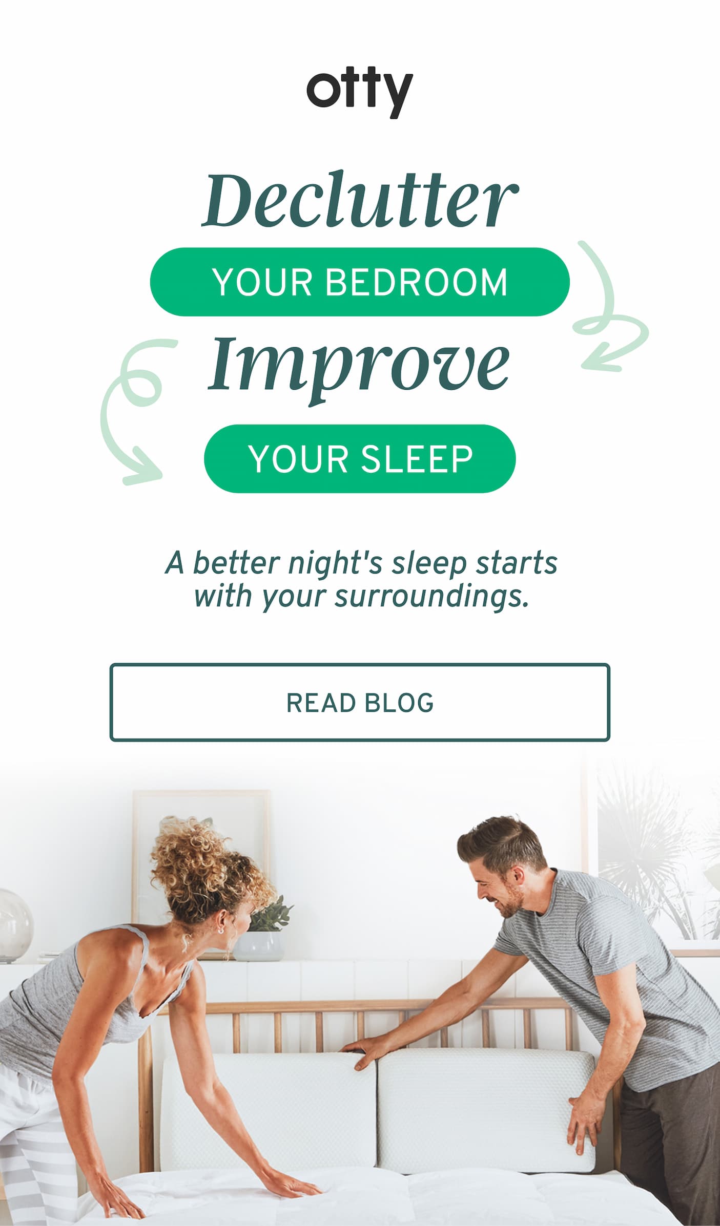 Declutter Your Bedroom, Improve Your Sleep