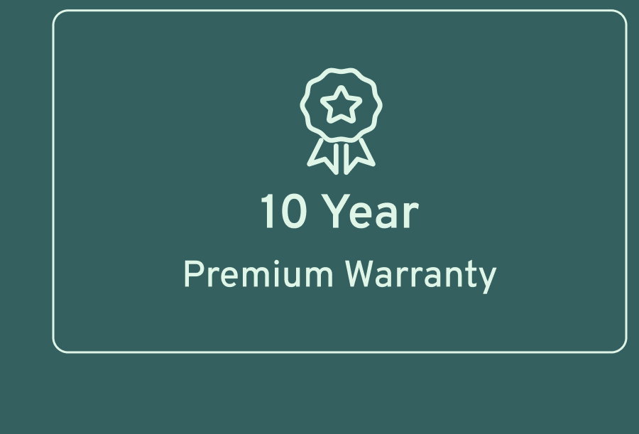 10 Year Premium Warranty