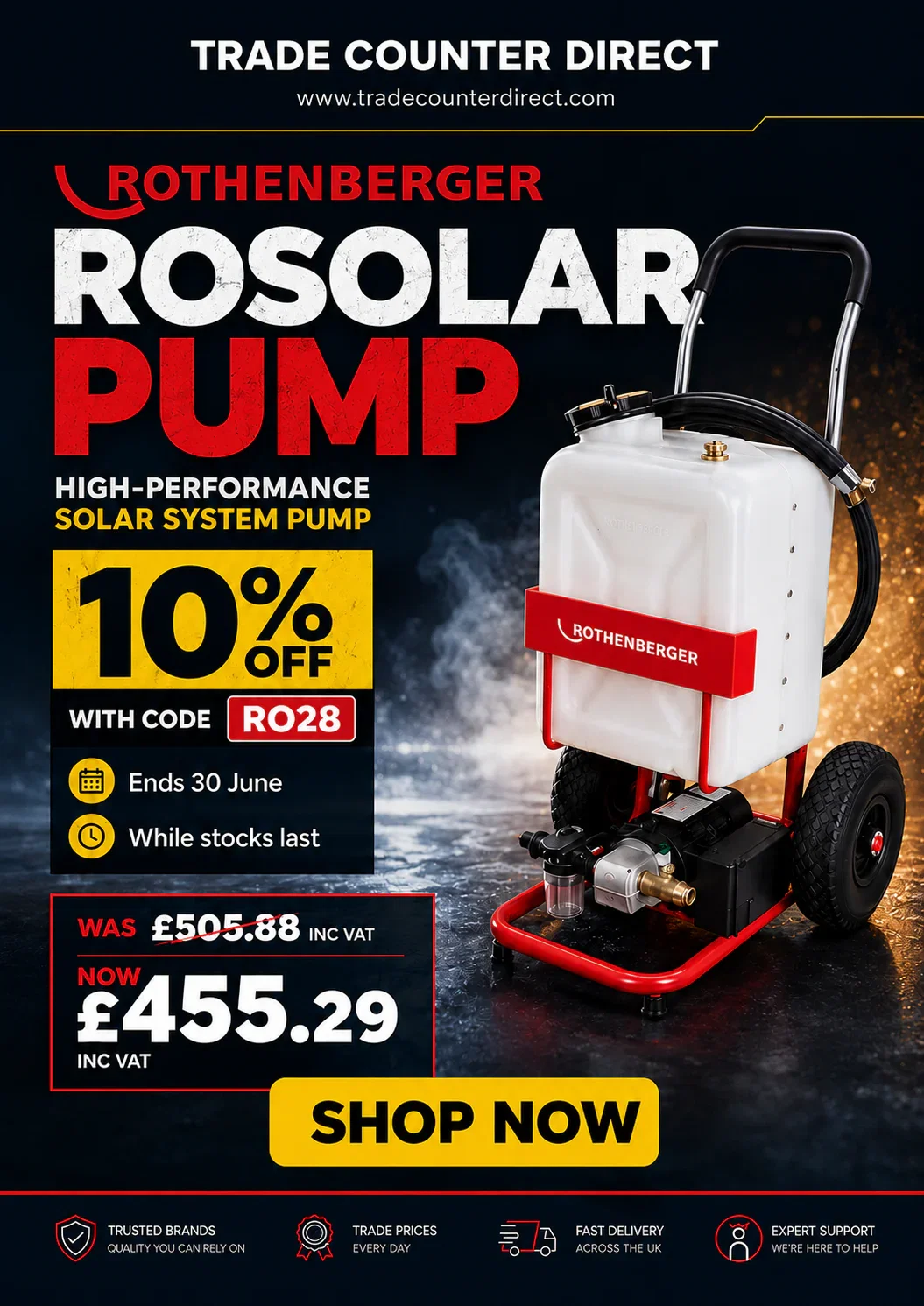 Rothenberger ROSOLAR High-Performance Solar System Pump