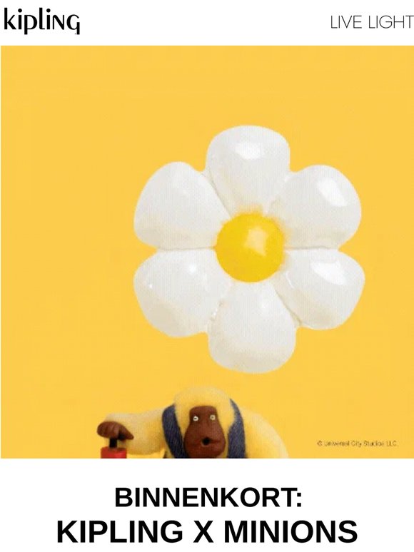 Binnenkort: Kipling x Minions