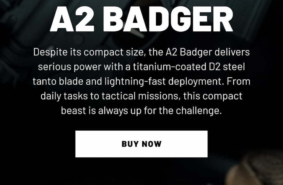 A2 Badger Carbon Fiber promo banner.