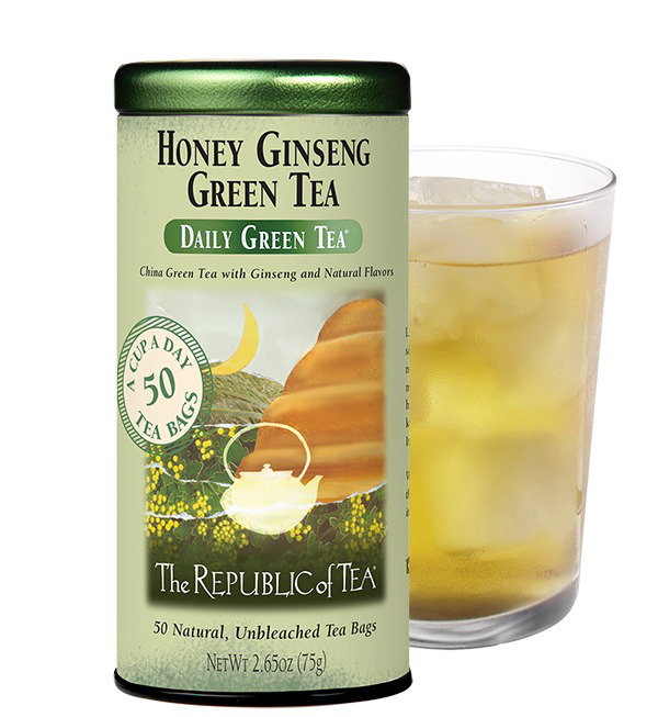 Honey Ginseng Green Tea Bags - Iced