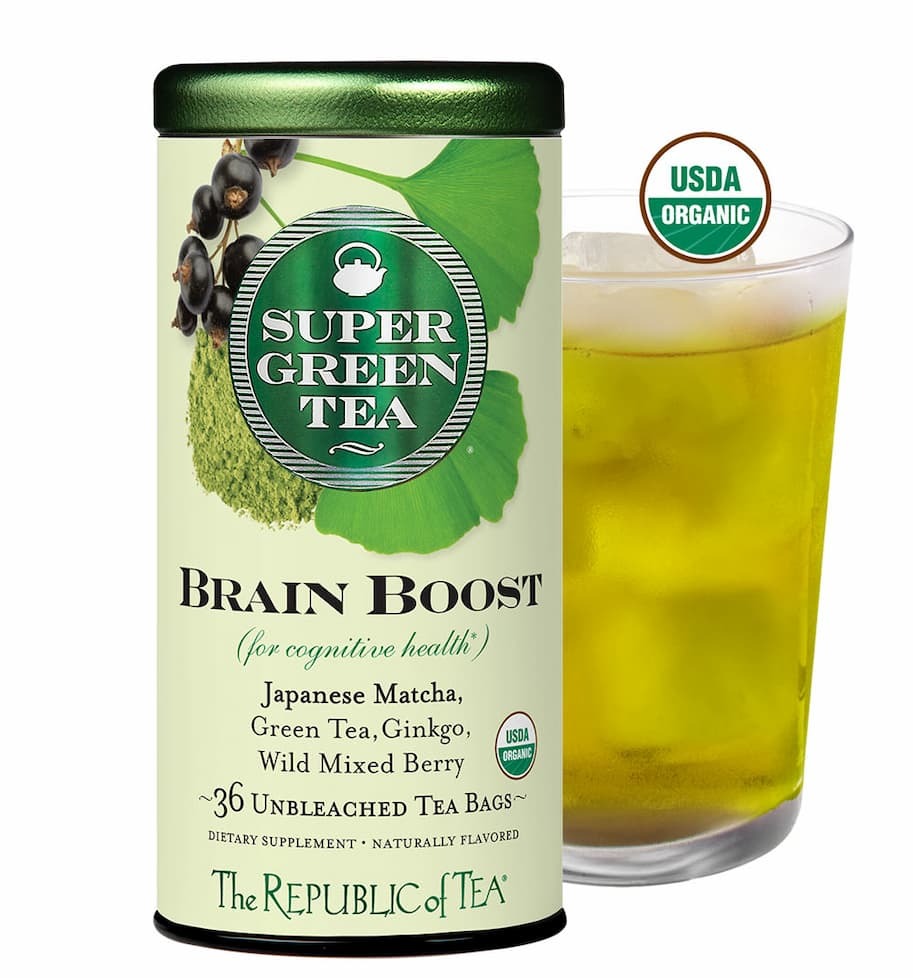 Organic Brain Boost SuperGreen Tea Bags