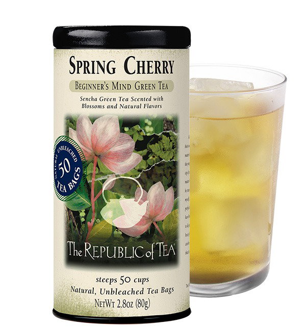 Spring Cherry Green Tea Bags