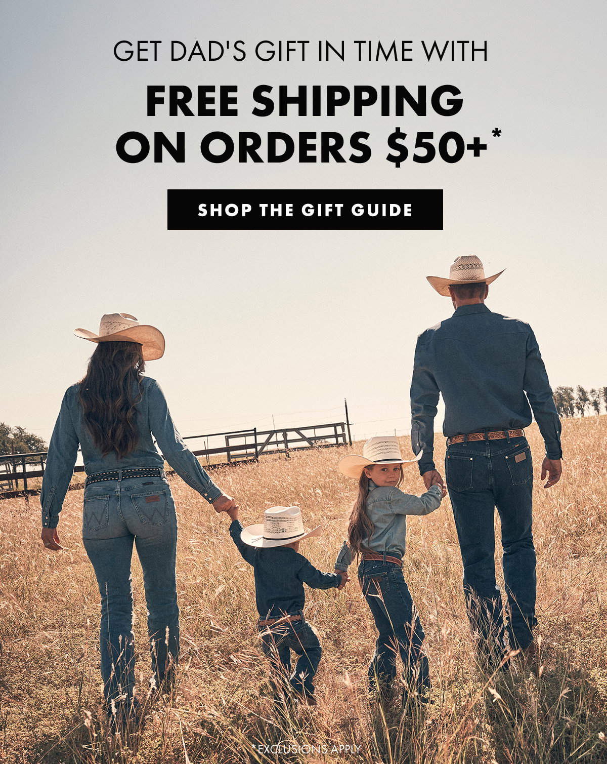Get Dad's gift in time with Free shipping on orders $50+* Shop the Gift Guide