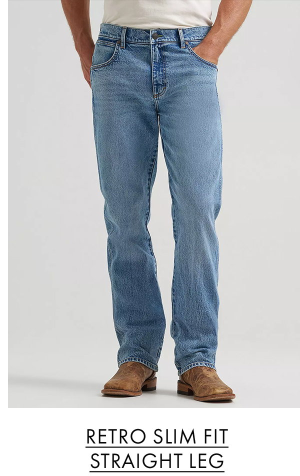 Retro Slim Fit Straight Leg