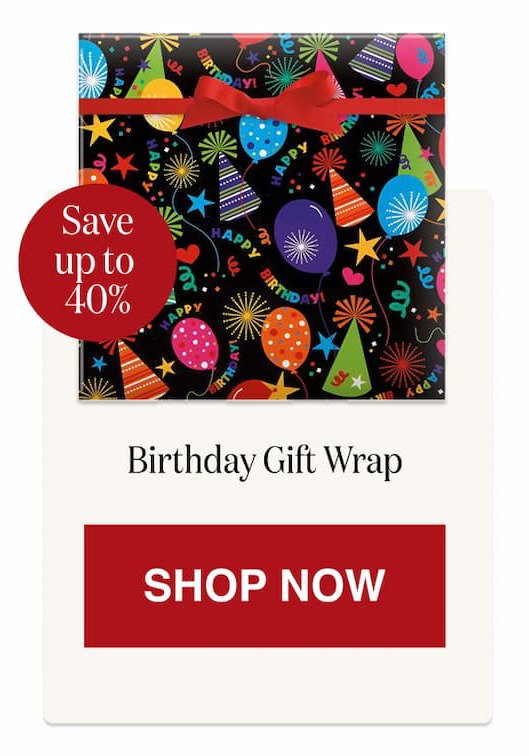 Birthday Wrapping Paper [Click here to Shop Now]
