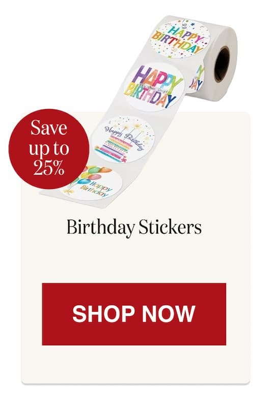 Birthday Stickers [Click here to Shop Now]