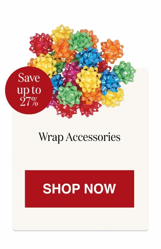 Everyday Gift Wrap Accessories [Click here to Shop Now]