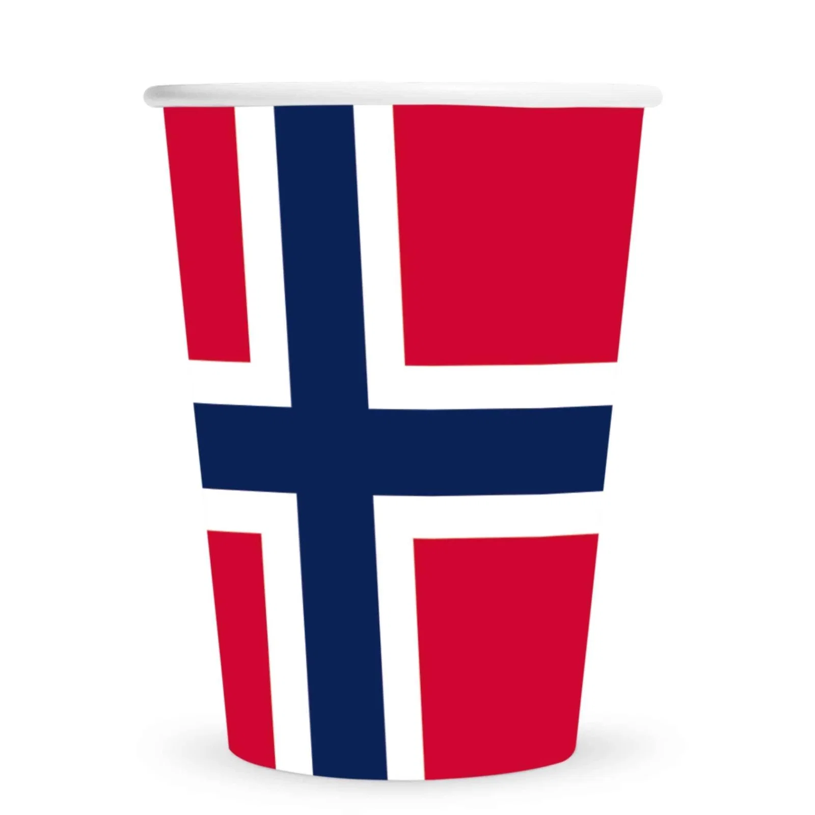 Image of Pappkopp Norsk flagg, pk/8