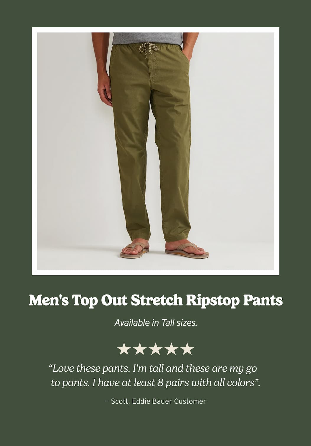 Men's Top Out Stretch Ripstop Pants