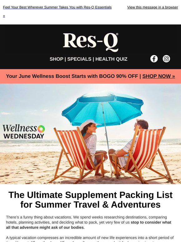 The Ultimate Summer Supplement Packing Guide 😎