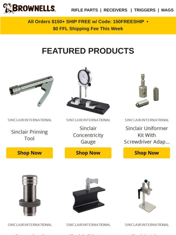 Sinclair Precision Tools On Sale