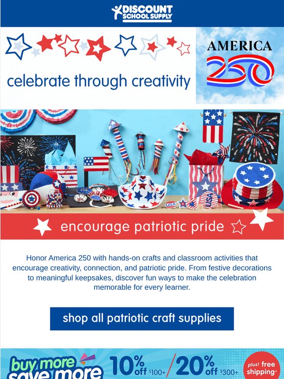 A star-spangled classroom celebration