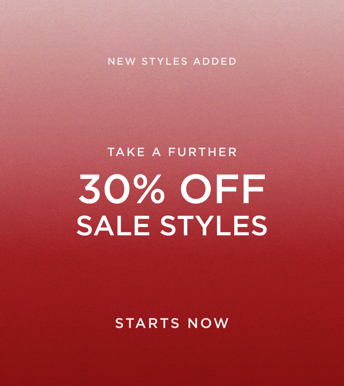 Take a further 30% off sale. New styles added. Shop Now.
