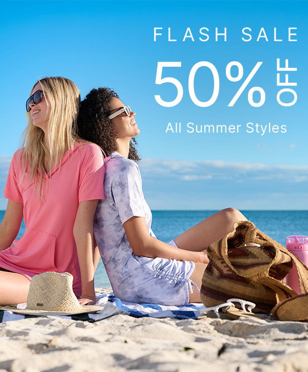 flash sale 50% off today only