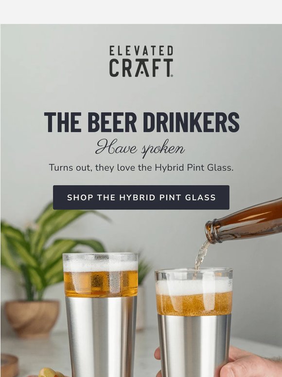 Turns out, cold beer hits different.