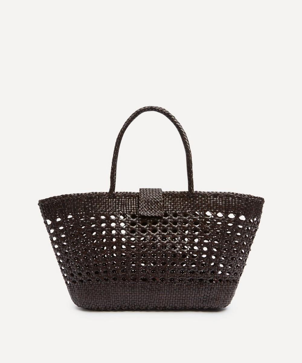 RIXO X Dragon Diffusion Lucine Leather Basket Bag