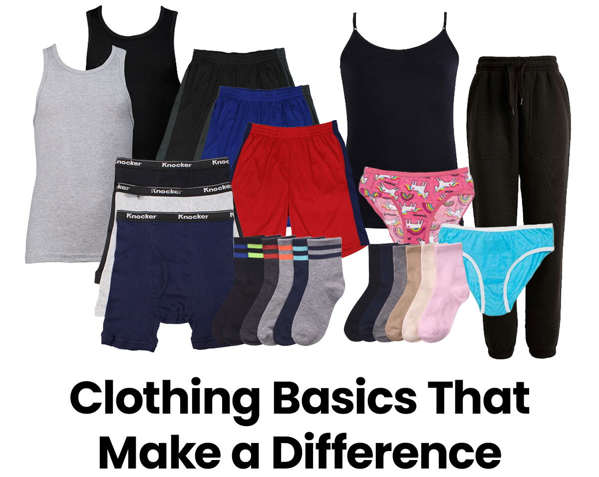 Clothing basics that make a difference.