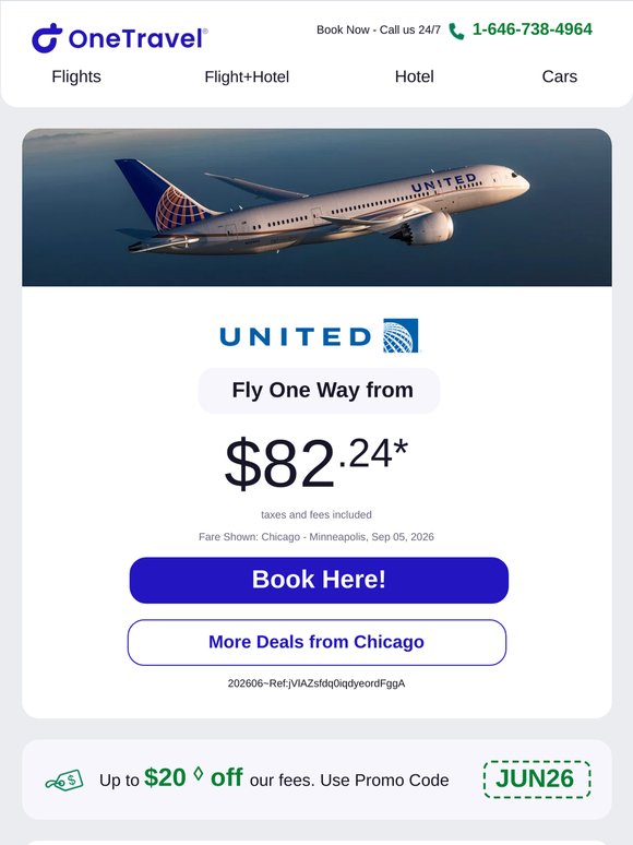 ✈️ United Airlines Deals: Fly from $82.24*