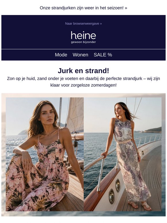 Vakantietijd, strandjurkentijd!