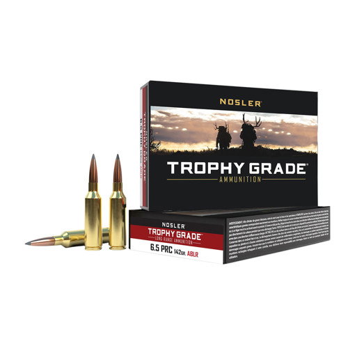 NOSLER Trophy Grade Long-Range 6.5 PRC 142 gr AccuBond Long Rang Ammunition | 20 Rounds