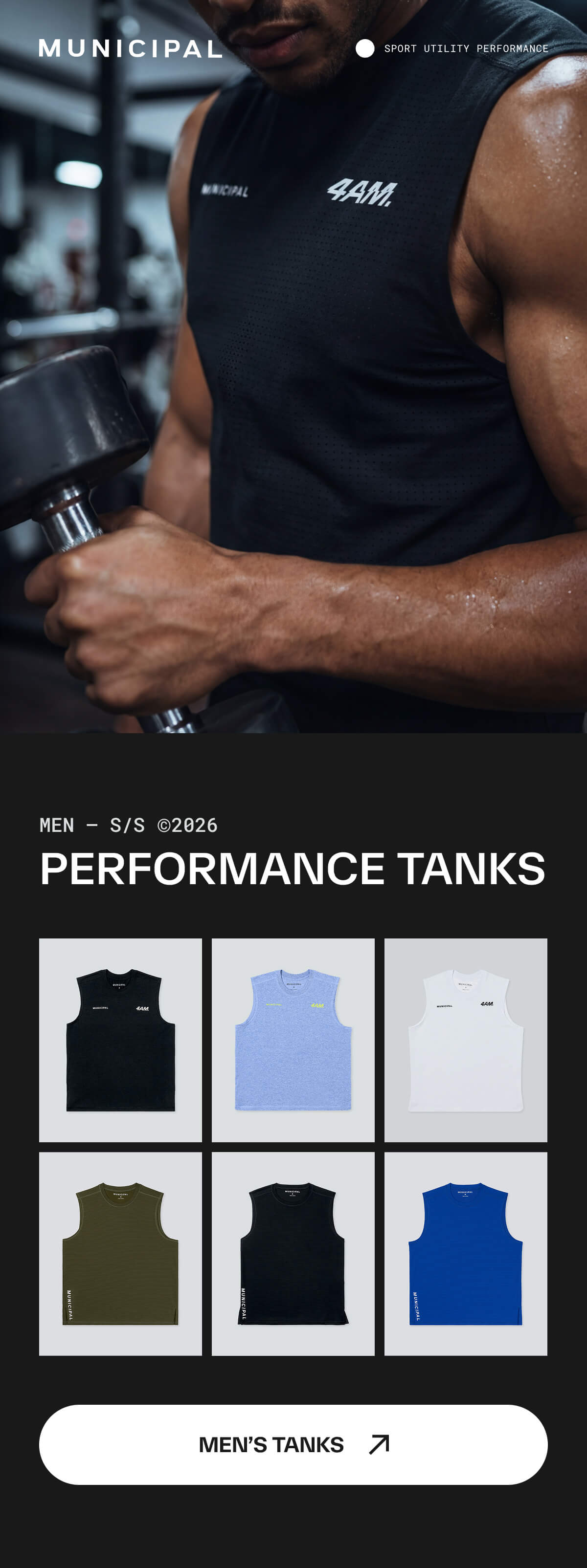 Men's Performance Tanks